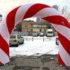 Надувная новогодняя арка "Леденец" - Производственное предприятие АЭРО - Пневмокаркасные шатры и палатки,  надувные рекламные конструкции, надувные сцены, арки  и пневмокостюмы