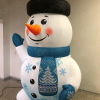 Надувная фигура "Снеговик в цилиндре" - Производственное предприятие АЭРО - Пневмокаркасные шатры и палатки,  надувные рекламные конструкции, надувные сцены, арки  и пневмокостюмы