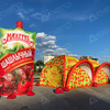 Четырёхопорный шатёр с герметичным каркасом 4м.*4м. - Производственное предприятие АЭРО - Пневмокаркасные шатры и палатки,  надувные рекламные конструкции, надувные сцены, арки  и пневмокостюмы
