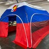 Надувной шатёр "Триколор" прямоугольной формы - Производственное предприятие АЭРО - Пневмокаркасные шатры и палатки,  надувные рекламные конструкции, надувные сцены, арки  и пневмокостюмы