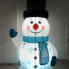 Надувная фигура "Снеговик в цилиндре" - Производственное предприятие АЭРО - Пневмокаркасные шатры и палатки,  надувные рекламные конструкции, надувные сцены, арки  и пневмокостюмы