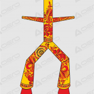 Надувной Аэромен "ХОХЛОМА" - Производственное предприятие АЭРО - Пневмокаркасные шатры и палатки,  надувные рекламные конструкции, надувные сцены, арки  и пневмокостюмы