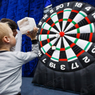 Командный аттракцион "НАДУВНОЙ ДАРТС" - Производственное предприятие АЭРО - Пневмокаркасные шатры и палатки,  надувные рекламные конструкции, надувные сцены, арки  и пневмокостюмы