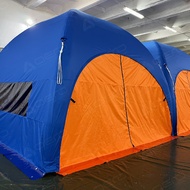 Надувной шатёр с вшитыми стенками, "Сине-оранжевый" - Производственное предприятие АЭРО - Пневмокаркасные шатры и палатки,  надувные рекламные конструкции, надувные сцены, арки  и пневмокостюмы