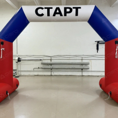 Герметичная арка Старт-Финиш ТРИКОЛОР - Производственное предприятие АЭРО - Пневмокаркасные шатры и палатки,  надувные рекламные конструкции, надувные сцены, арки  и пневмокостюмы