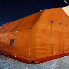 Пневмокаркасное укрытие для обслуживания спецтехники 9м.*8м.*4,4 - Производственное предприятие АЭРО - Пневмокаркасные шатры и палатки,  надувные рекламные конструкции, надувные сцены, арки  и пневмокостюмы