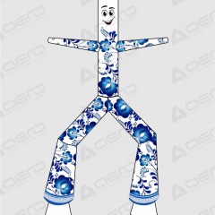 Надувной Аэромен "ГЖЕЛЬ" - Производственное предприятие АЭРО - Пневмокаркасные шатры и палатки,  надувные рекламные конструкции, надувные сцены, арки  и пневмокостюмы