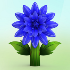 Надувной цветок Хризантема голубая - Производственное предприятие АЭРО - Пневмокаркасные шатры и палатки,  надувные рекламные конструкции, надувные сцены, арки  и пневмокостюмы