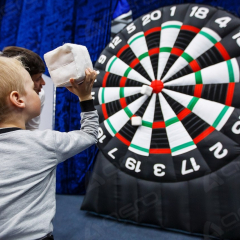 Командный аттракцион "НАДУВНОЙ ДАРТС" - Производственное предприятие АЭРО - Пневмокаркасные шатры и палатки,  надувные рекламные конструкции, надувные сцены, арки  и пневмокостюмы