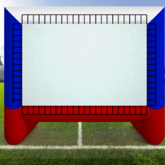 Надувной экран "Триколор" - Производственное предприятие АЭРО - Пневмокаркасные шатры и палатки,  надувные рекламные конструкции, надувные сцены, арки  и пневмокостюмы