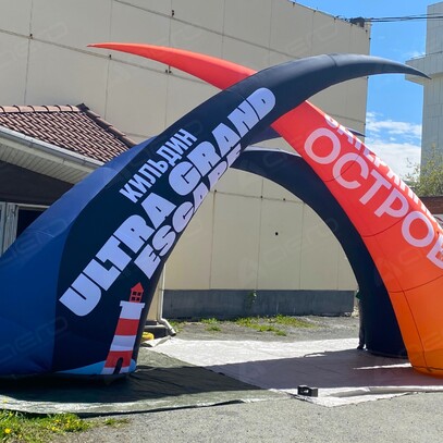 Надувная арка "Конусы" для фестивалей - Производственное предприятие АЭРО - Пневмокаркасные шатры и палатки,  надувные рекламные конструкции, надувные сцены, арки  и пневмокостюмы