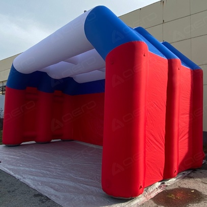 Надувная сцена ТРАПЕЦИЯ - Производственное предприятие АЭРО - Пневмокаркасные шатры и палатки,  надувные рекламные конструкции, надувные сцены, арки  и пневмокостюмы